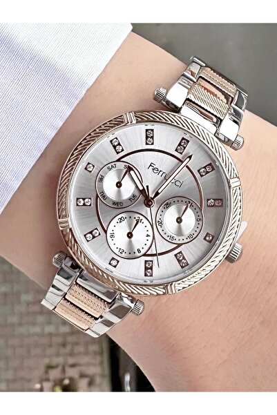 Ferrucci  Kadın Metal Kordon Kol Saatİ