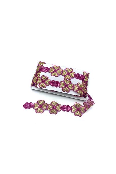 Nazarone Organza Sequin Lace 4067(13-1683) 13,5m-fuchsia