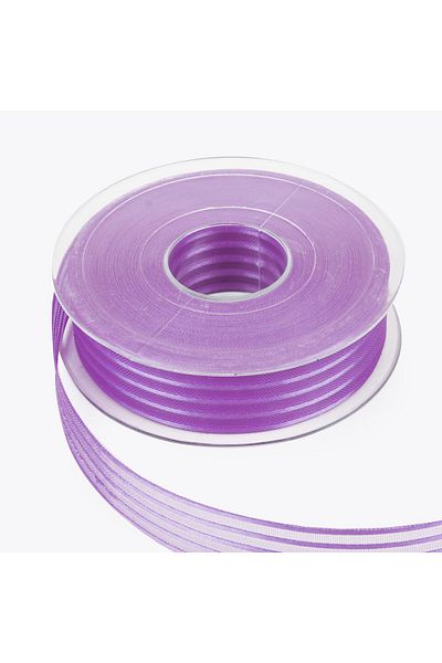 Nazarone Fancy Chiffon Ribbon 2.5cm-20mt-lilac(805)