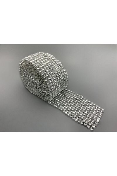 Nazarone Stress Stone 12 Rows(110) Silver 9m-silver