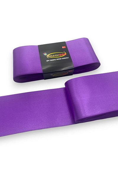 Nazarone Σατέν Κορδέλα 6cm-10mt-λιλά(805)
