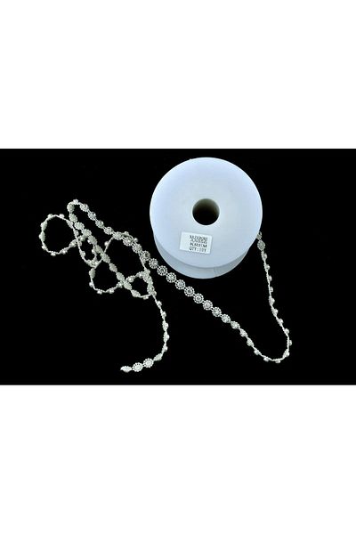 Nazarone Half Pearl String Reel 8mt-aa056-cream