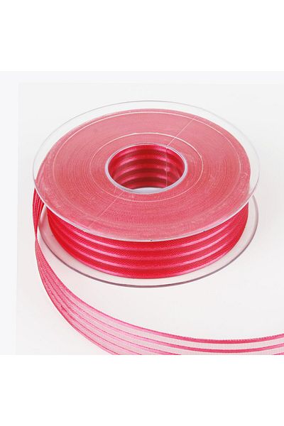 Nazarone Fancy Chiffon Ribbon 2.5cm-20mt-fuchsia(803)