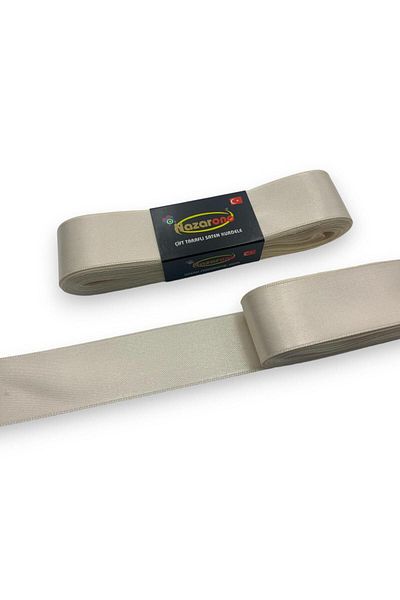 Nazarone Σατέν Κορδέλα 3cm-10mt-κρέμα(103)