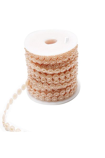 Nazarone Half Pearl String Spool 23mt-aa080-powder