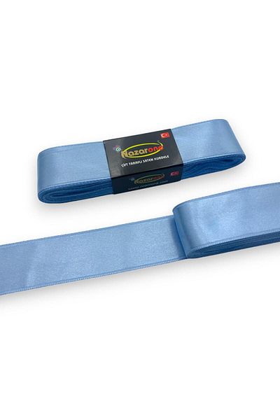 Nazarone Σατέν Κορδέλα 3cm-10mt-μπλε(1206)