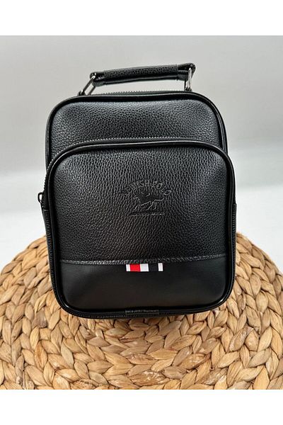 YOGII Elba Model Ανδρική τσάντα χειρός και χιαστί ώμου Μαύρο χρώμα Αδιάβροχο τεχνητό δέρμα VIP