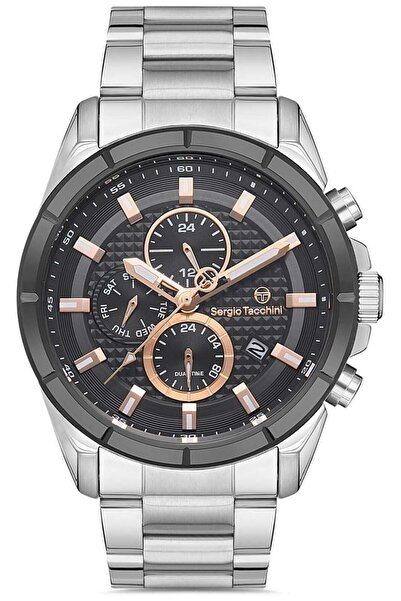 Sergio Tacchini Gray Black Men's Wristwatch ST.1.10237.2