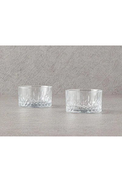 English Home وعاء زجاجي من Aura مكون من قطعتين شفاف