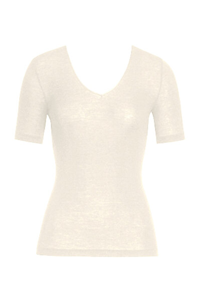Hanro T-Shirt Woolen Silk Kurzarm