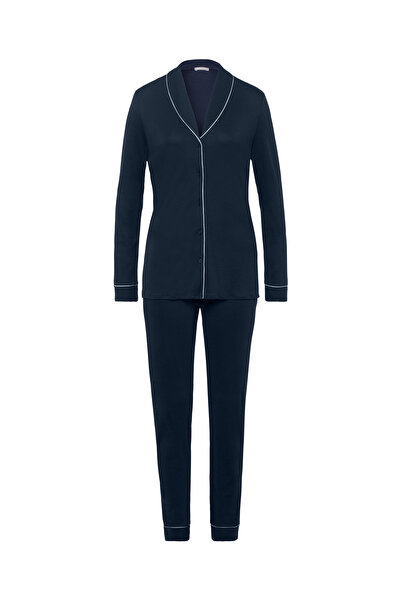 Hanro Langarm-Pyjama Natural Comfort