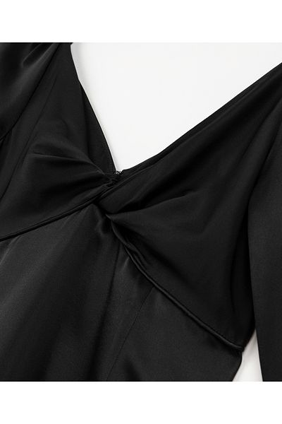 Machka Schwarzes Damenkleid
