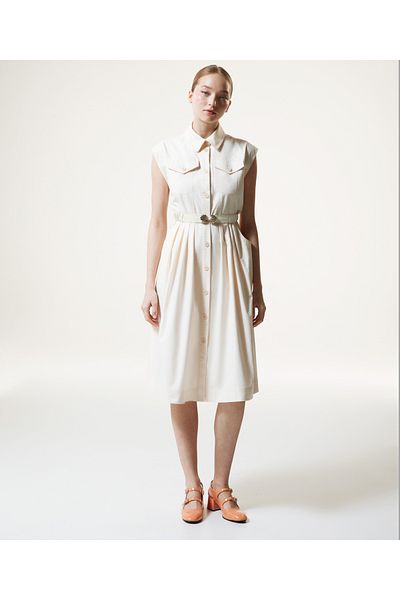Machka Women's Ecru Dress