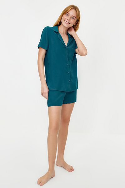 Trendyol Collection Піжама з нафтової віскози THMSS19PT0004