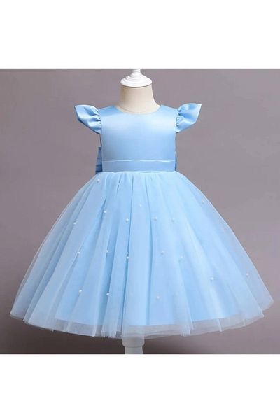 Tomac Girl's Blue Birthday Dress