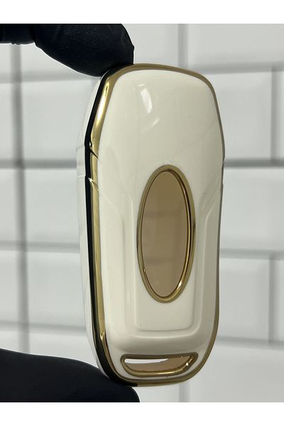 BARKAS ELEKTRONİK Ford Puma Compatible Switchblade Nano Key Case White Color