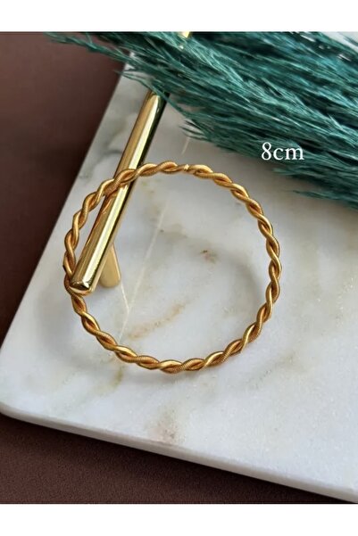 stainles steel Çelik altın kaplama burma bilezik