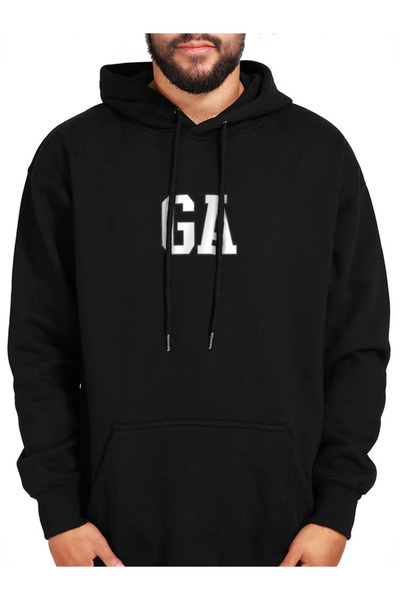 bellanova Unisex Πίσω εμπριμέ μαύρη κουκούλα ATLANTA GA