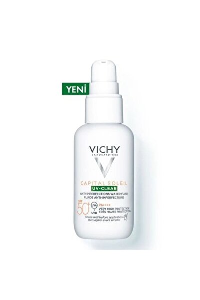 Vichy - Güneş Koruyucu - Vichy Capital Soleil UV-Clear Spf 50 Fluid - 40 ml