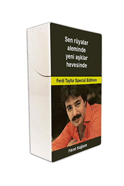 İŞTE BU Ferdi Tayfur Baskılı Tabaka Kişiye Özel Söz ve İsimli Sigara Kutusu /...
