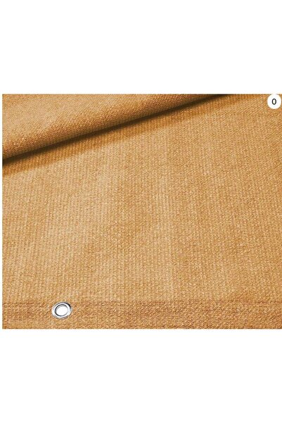 pamukkale branda Balcony Iron Curtain Railing Curtain Beige Net