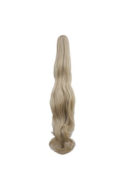 KONAK PERUK Platinum Reflection Buckle and Wavy Ponytail - Honey Foam