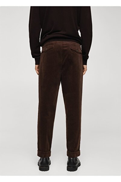 MANGO Man Παντελόνι από βαμβακερό κοτλέ κανονικής κοπής