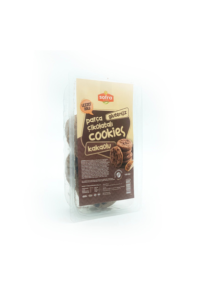 SOFRA GLUTENSİZ Glutensiz Kakaolu Parça Çikolatalı Cookies 100 Gr.