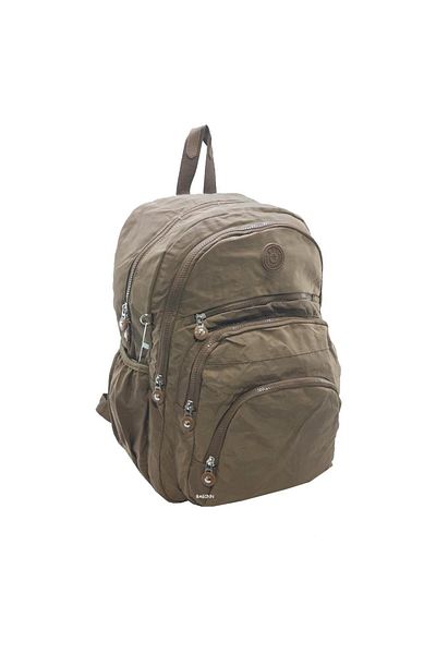 Baginn Γυναικείο σακίδιο πλάτης μεγάλου μεγέθους Ελαφρύ αδιάβροχο ύφασμα κλίνκερ με πολλές τσέπες πράσινο χρώμα
