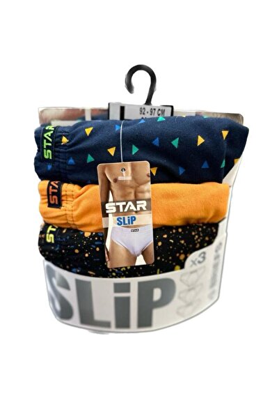 Star 3-шарові чоловічі бавовняні труси з малюнком