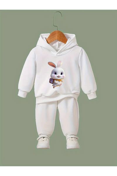 AMMA Kids Character Printed Sweatsirt Tracksuit Set