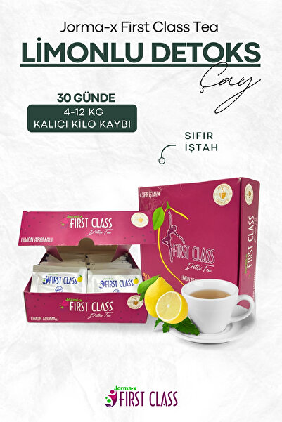 Jorma-x First Class Tea First Class Limonlu Detoks Çayı