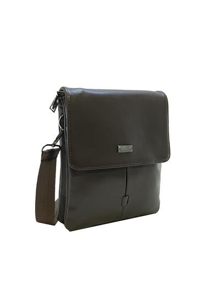 Baginn Ανδρική τσάντα Messenger από γνήσιο δέρμα Tan Color 100% Lambskin