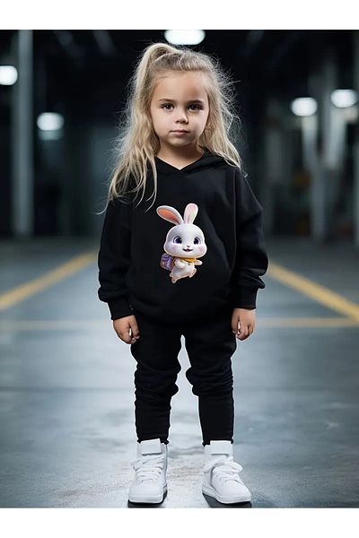AMMA Children's Character Printed Sweatsirt Tracksuit Set