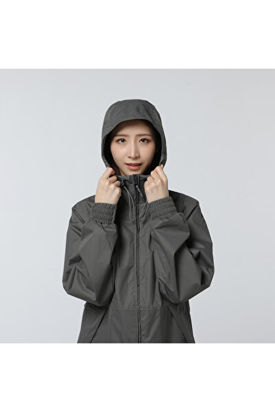 Decathlon Women's Outdoor Raincoat - Khaki - Raincut