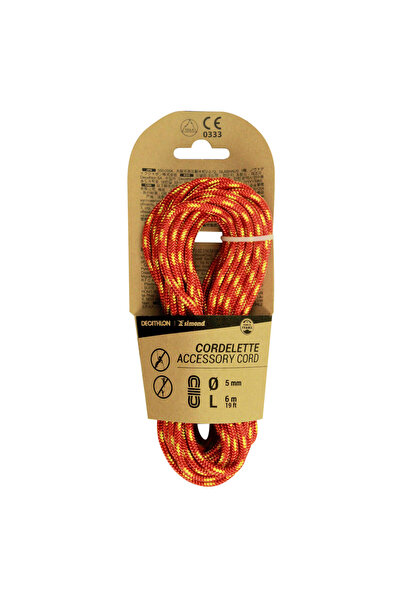 Decathlon Tırmanış Ve Dağcılık Yardımcı Ip - 5 Mm X 6 M - Kırmızı