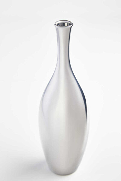 Deeps Brands Platin Dar Ağızlı Seramik Vazo