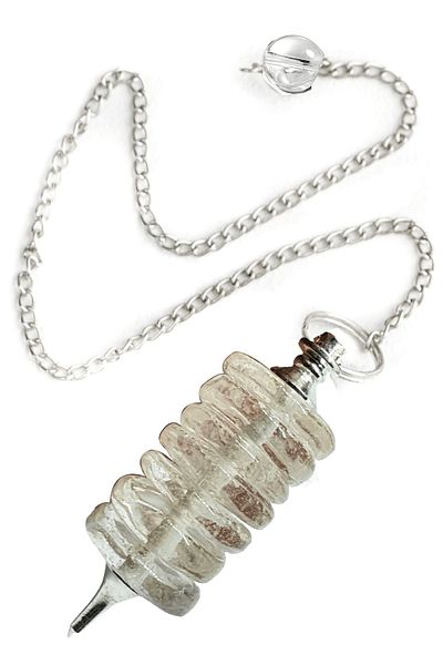 Tesbih Atölyesi Certified Disc AAA+ Quality Crystal Quartz Stone Pandula - Pendulum