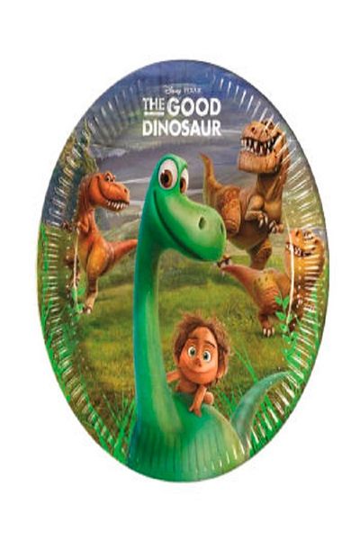 Kazanabil 8-Piece GURRASIC DINOSAUR USED HORSE CARTON PARTY PLATE
