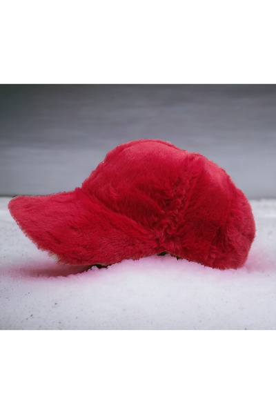 Shopiolog Women's Winter Plush Hat Cap Trendy Baseball Cap