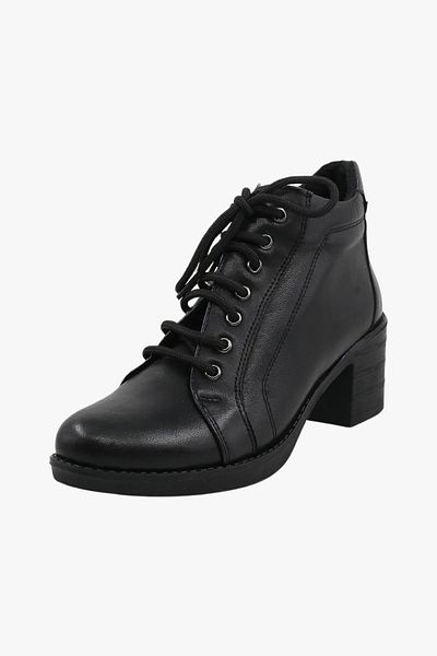 SOSELA 78-02-80035 Women's Genuine Leather Black Boots