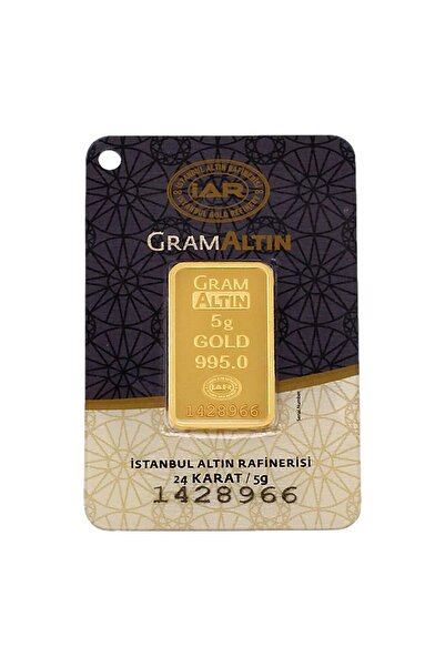 T51 TUĞRUL ALTIN 5 Gram Külçe Altın 24 Ayar