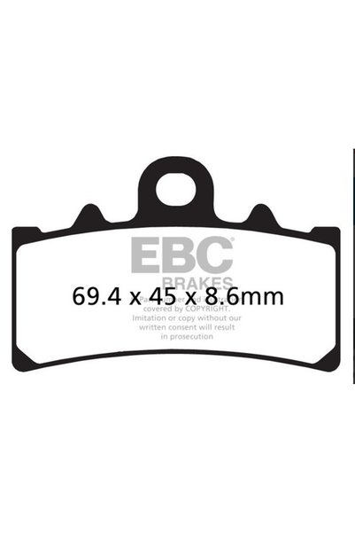 MOTOSPARTAN Ebc Hh Sinter Plăcuțe de frână pentru Bmw G310 R/Gs Ktm 200 250