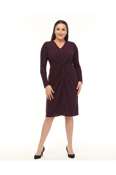 Asees Medium Size Knotted Front Flexible Dress