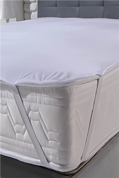 Depomaxx مرتبة مطاطية صغيرة مزدوجة 4 زوايا مقاس 160 × 200 بألوان ذهبية