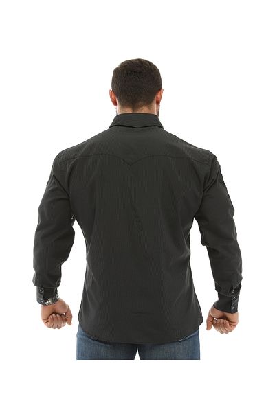 Big Sam Loose Cut Shirt with Snap Fasteners 5007