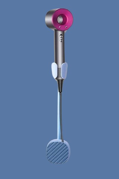 Fitber Muscleday Hair Dryer Wall Hanger, Blow Dryer Holder, Hanger Rack Sturdy and Durable Space-Saving