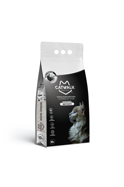 Catwalk Aktif Karbonlu Kedi Kumu , Ince Taneli Kedi Kumu 10 Lt