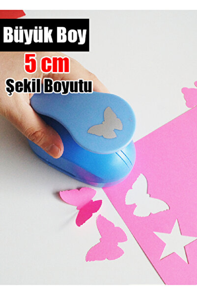 Bigpoint Kelebek Şeklinde Büyük Boy 5 cm Şekilgeç