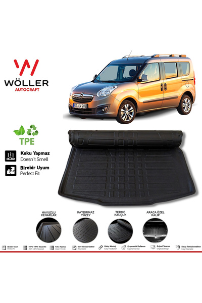 wöller Opel Combo Bagaj Havuzu 2012 2018 Arası 3d Ultraflex Esnek